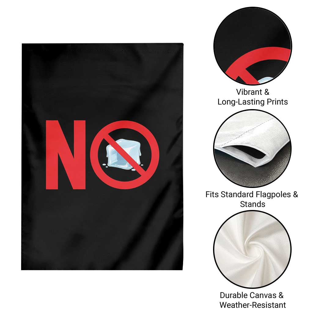 Anti ICE Garden Flag No ICE Protest Symbol Anti Immigration Enforcement TS14 Print Your Wear