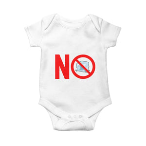 Anti ICE Baby Onesie No ICE Protest Symbol Anti Immigration Enforcement TS14 White Print Your Wear