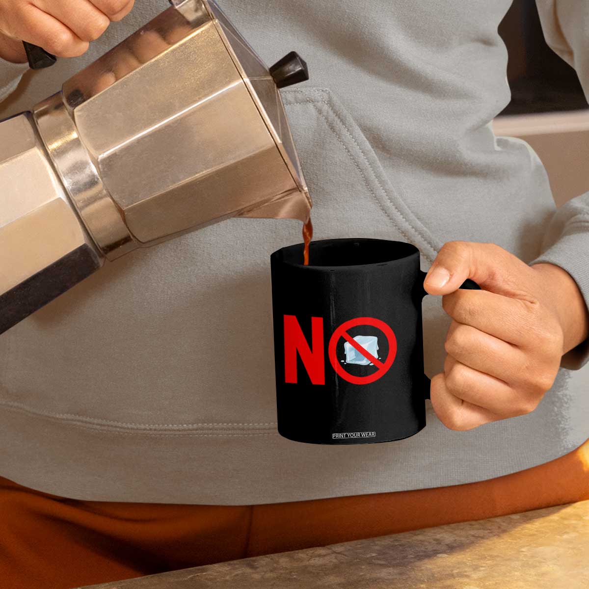 Anti ICE Coffee Mug No ICE Protest Symbol Anti Immigration Enforcement TS14 Print Your Wear