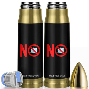 Anti ICE Bullet Tumbler No ICE Protest Symbol Anti Immigration Enforcement TS14 Black Print Your Wear