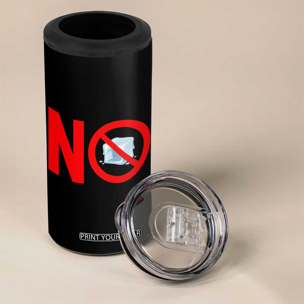 Anti ICE 4 in 1 Can Cooler Tumbler No ICE Protest Symbol Anti Immigration Enforcement TS14 Print Your Wear