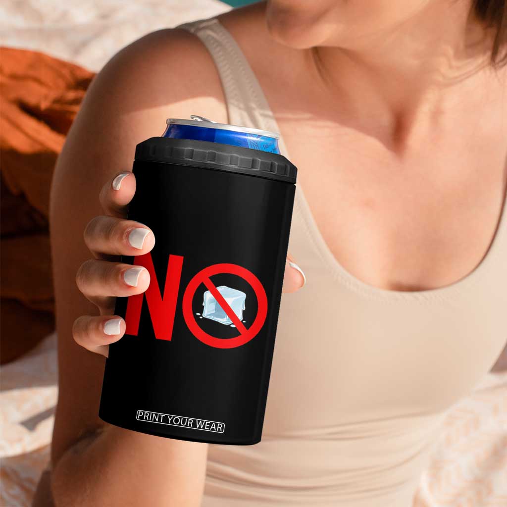 Anti ICE 4 in 1 Can Cooler Tumbler No ICE Protest Symbol Anti Immigration Enforcement TS14 Print Your Wear
