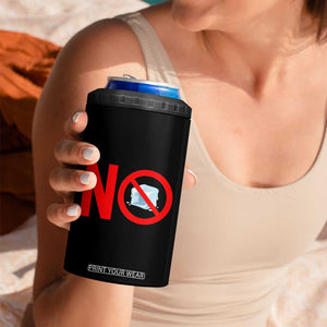 Anti ICE 4 in 1 Can Cooler Tumbler No ICE Protest Symbol Anti Immigration Enforcement TS14 Print Your Wear