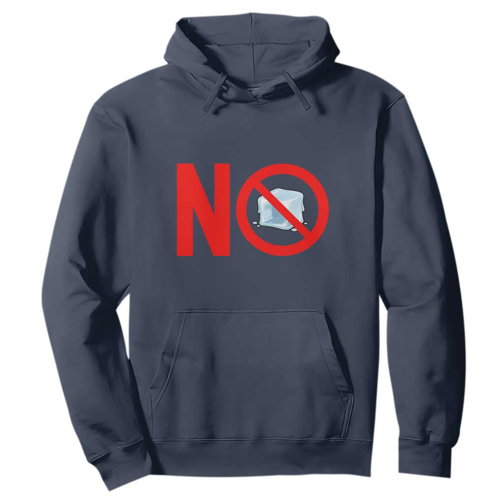 Anti ICE Hoodie No ICE Protest Symbol Anti Immigration Enforcement TS14 Navy Print Your Wear