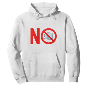 Anti ICE Hoodie No ICE Protest Symbol Anti Immigration Enforcement TS14 White Print Your Wear