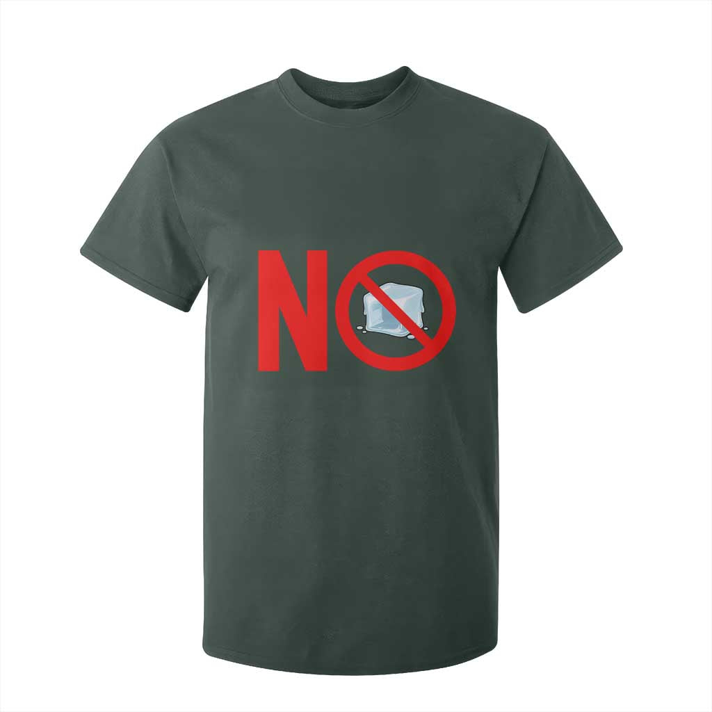 Anti ICE T Shirt For Kid No ICE Protest Symbol Anti Immigration Enforcement TS14 Dark Forest Green Print Your Wear
