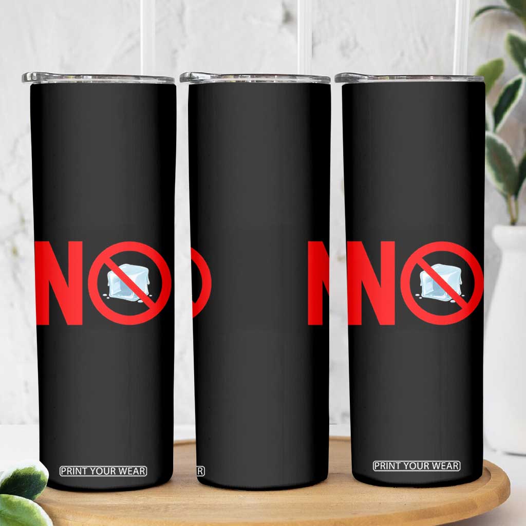 Anti ICE Skinny Tumbler No ICE Protest Symbol Anti Immigration Enforcement TS14 Print Your Wear