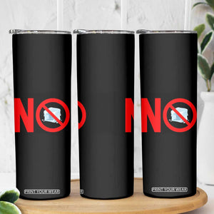 Anti ICE Skinny Tumbler No ICE Protest Symbol Anti Immigration Enforcement TS14 Print Your Wear