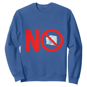 Anti ICE Sweatshirt No ICE Protest Symbol Anti Immigration Enforcement TS14 Royal Blue Print Your Wear
