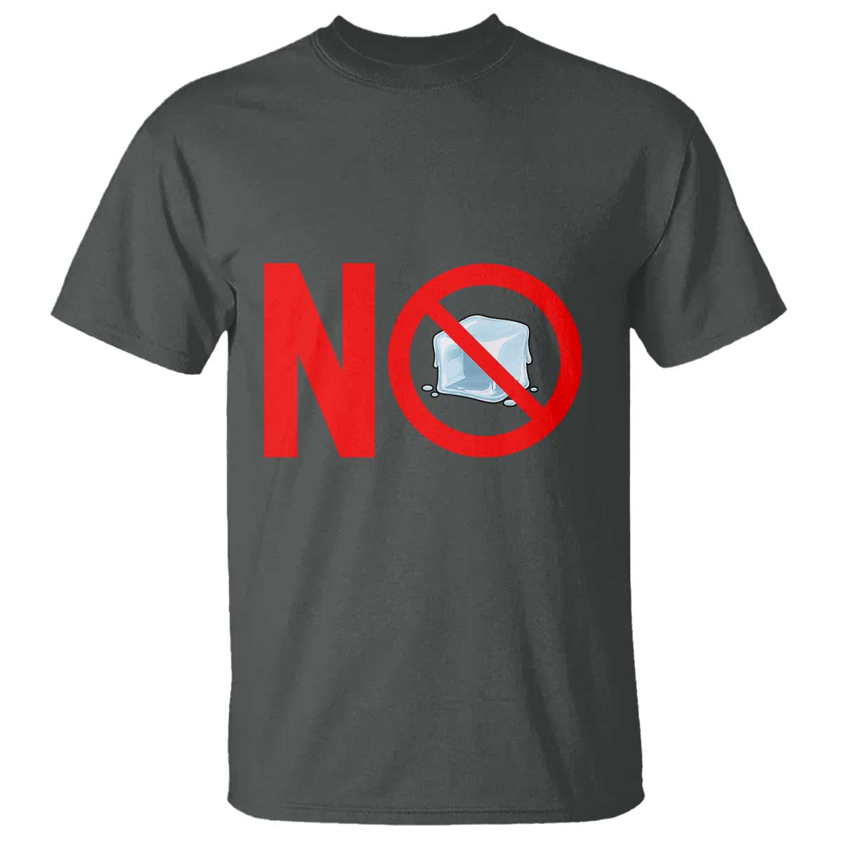 Anti ICE T Shirt No ICE Protest Symbol Anti Immigration Enforcement TS14 Dark Heather Print Your Wear