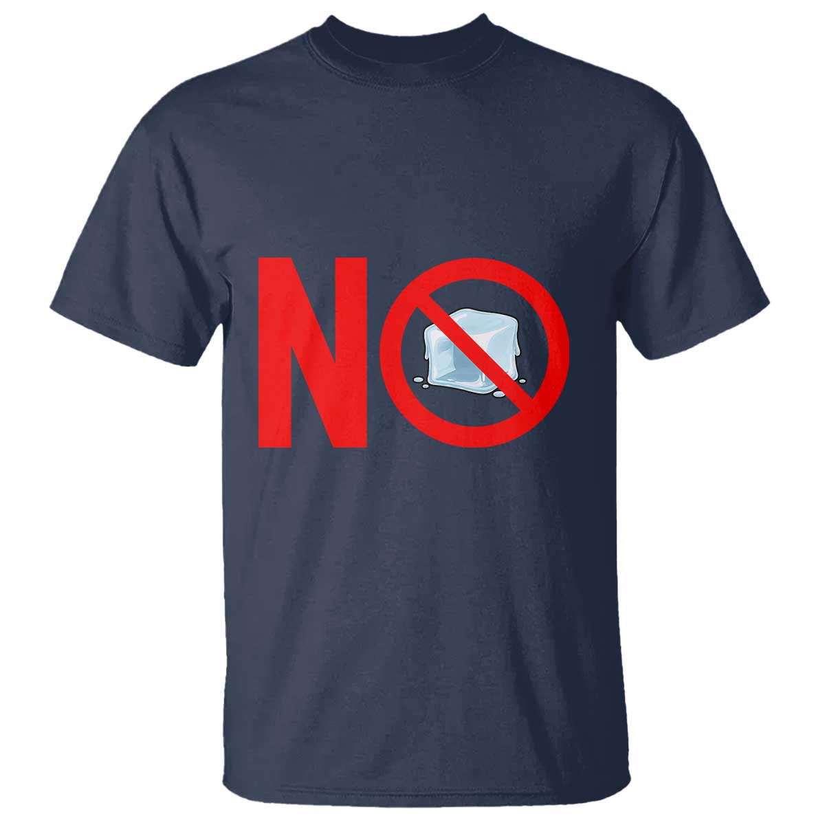 Anti ICE T Shirt No ICE Protest Symbol Anti Immigration Enforcement TS14 Navy Print Your Wear