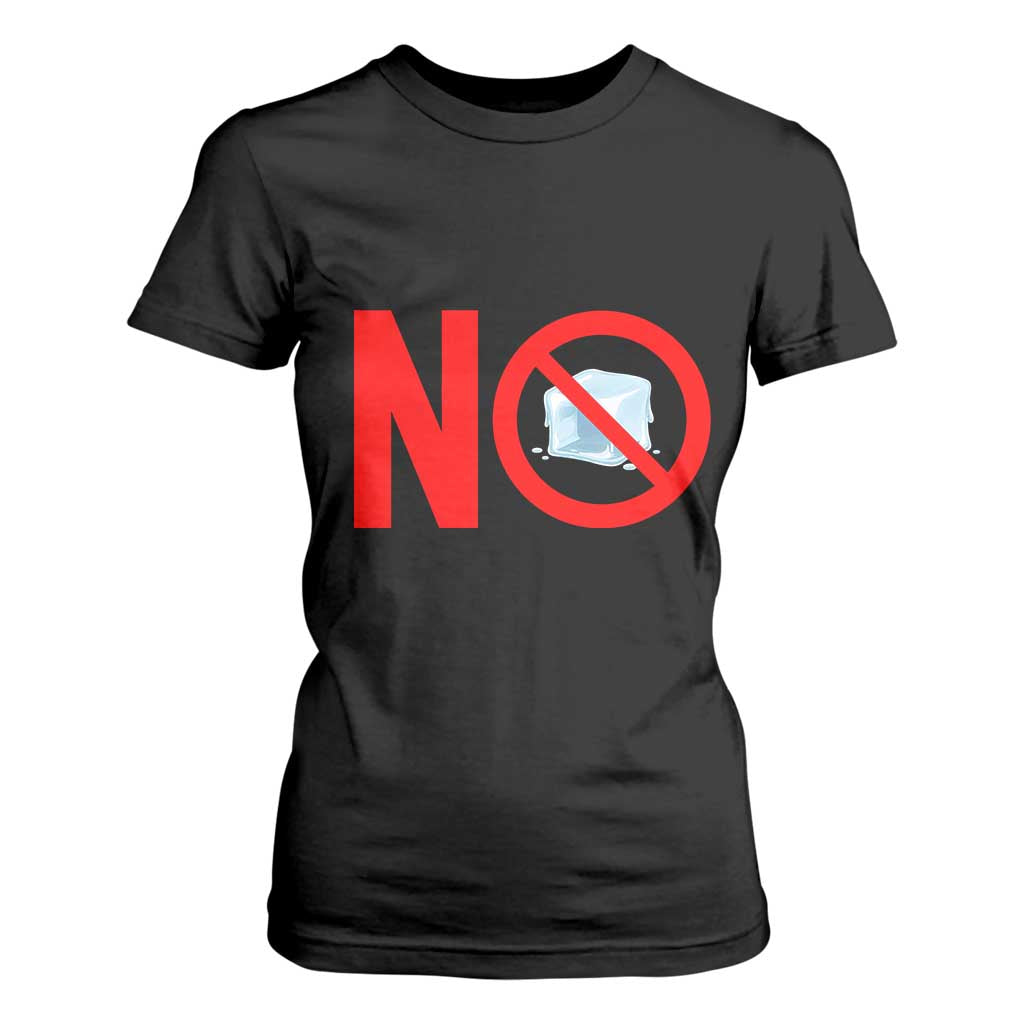 Anti ICE T Shirt For Women No ICE Protest Symbol Anti Immigration Enforcement TS14 Black Print Your Wear