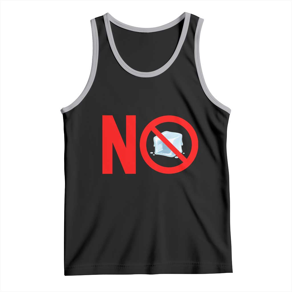 Anti ICE Tank Top No ICE Protest Symbol Anti Immigration Enforcement TS14 Black Athletic Heather Print Your Wear