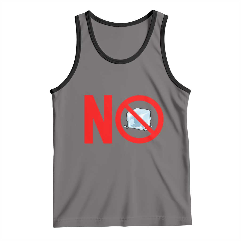 Anti ICE Tank Top No ICE Protest Symbol Anti Immigration Enforcement TS14 Deep Heather Black Print Your Wear