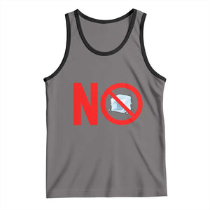 Anti ICE Tank Top No ICE Protest Symbol Anti Immigration Enforcement TS14 Deep Heather Black Print Your Wear