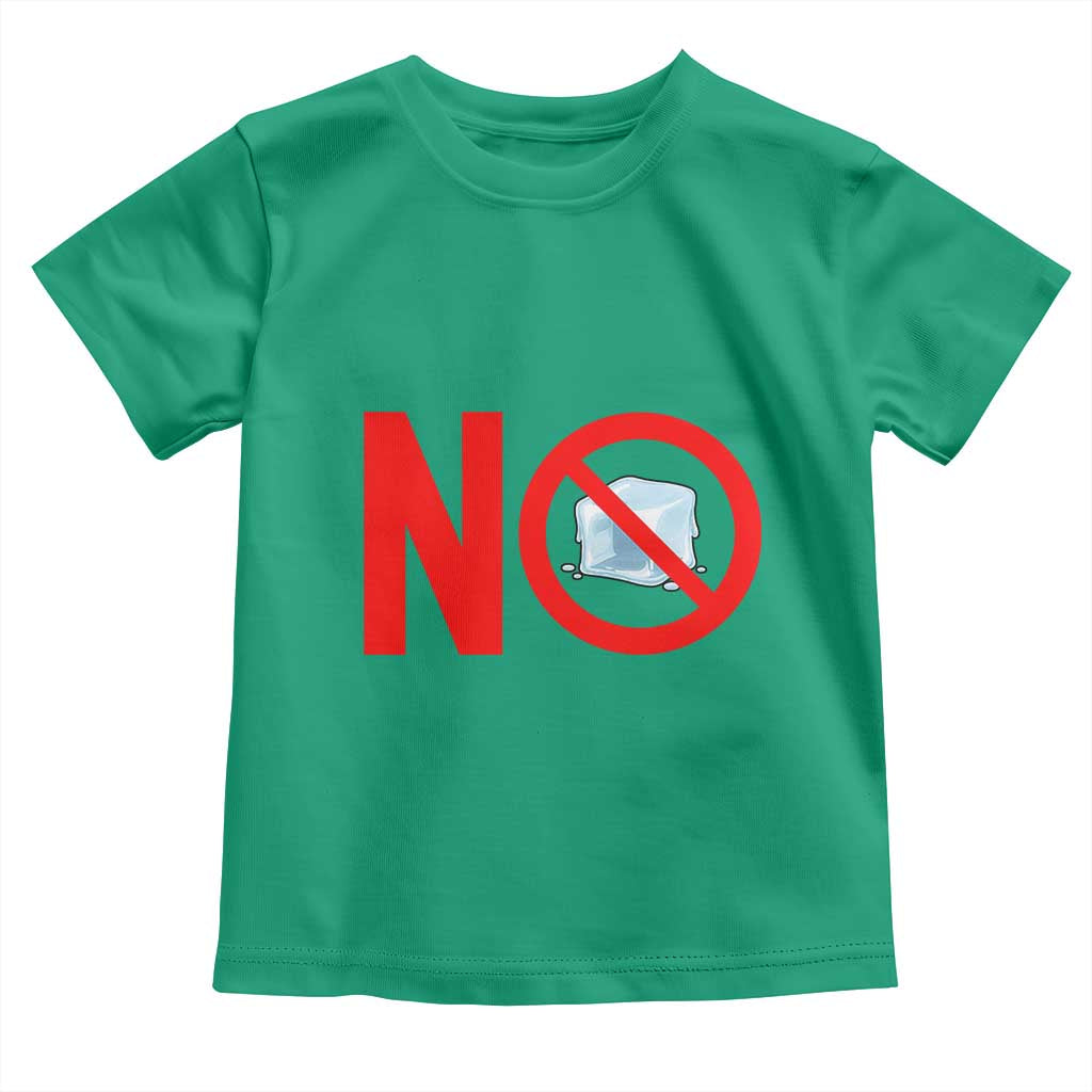 Anti ICE Toddler T Shirt No ICE Protest Symbol Anti Immigration Enforcement TS14 Irish Green Print Your Wear