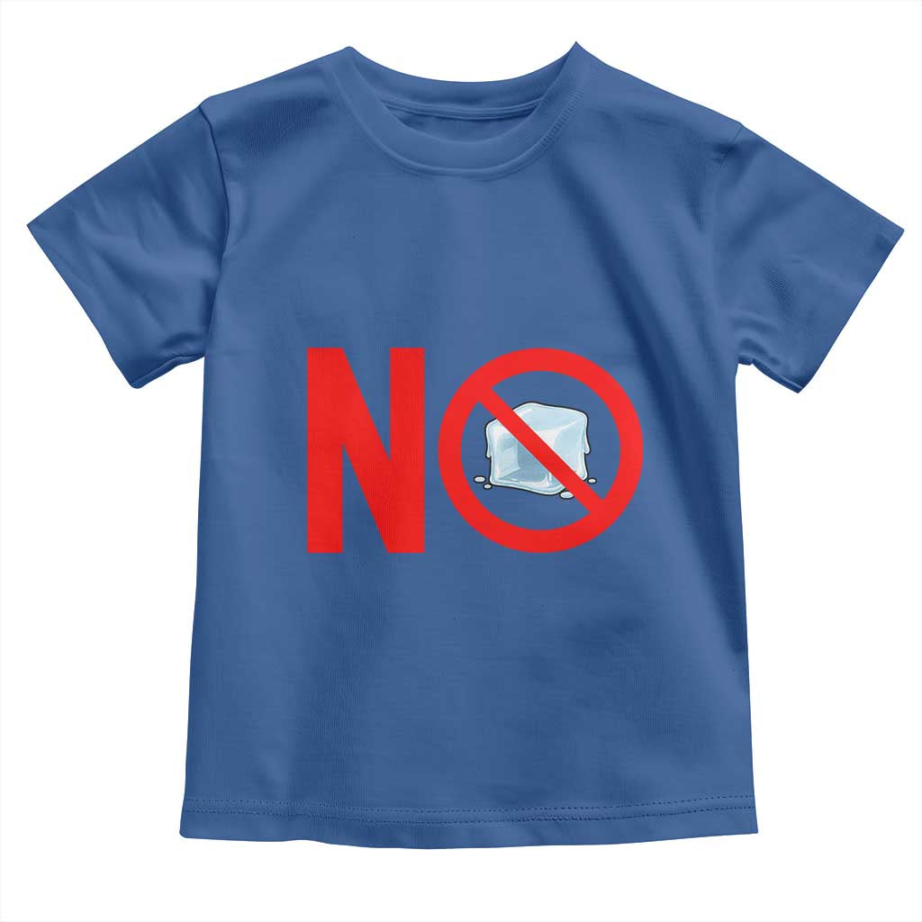 Anti ICE Toddler T Shirt No ICE Protest Symbol Anti Immigration Enforcement TS14 Royal Blue Print Your Wear