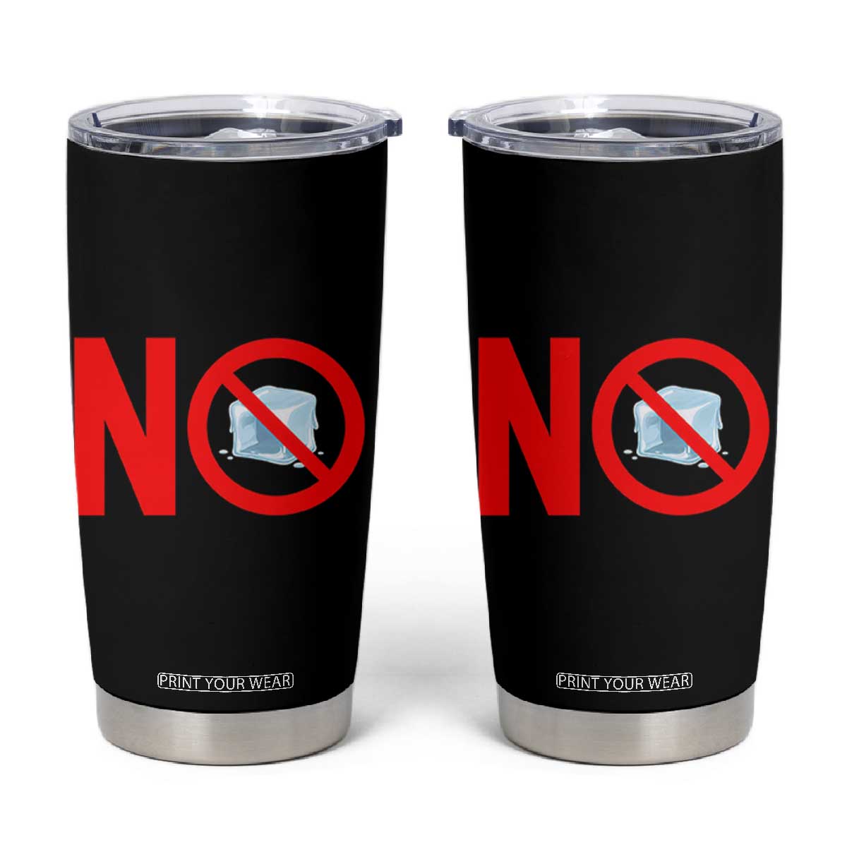 Anti ICE Tumbler Cup No ICE Protest Symbol Anti Immigration Enforcement TS14 Black Print Your Wear