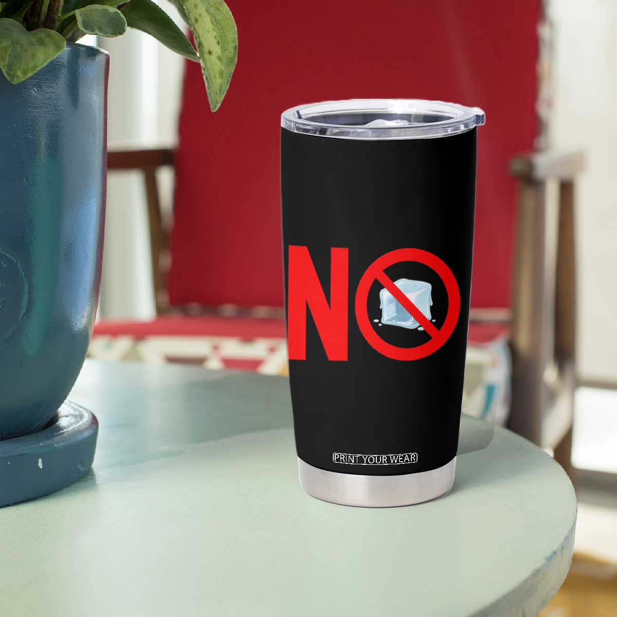 Anti ICE Tumbler Cup No ICE Protest Symbol Anti Immigration Enforcement TS14 Print Your Wear