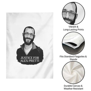 Justices for Alex Pretti Garden Flag Anti ICE Immigration Protest Human Rights TS14 Print Your Wear