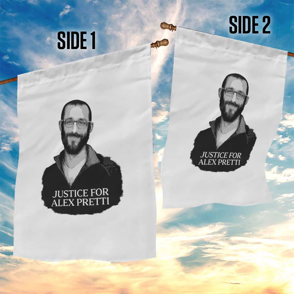 Justices for Alex Pretti Garden Flag Anti ICE Immigration Protest Human Rights TS14 Print Your Wear