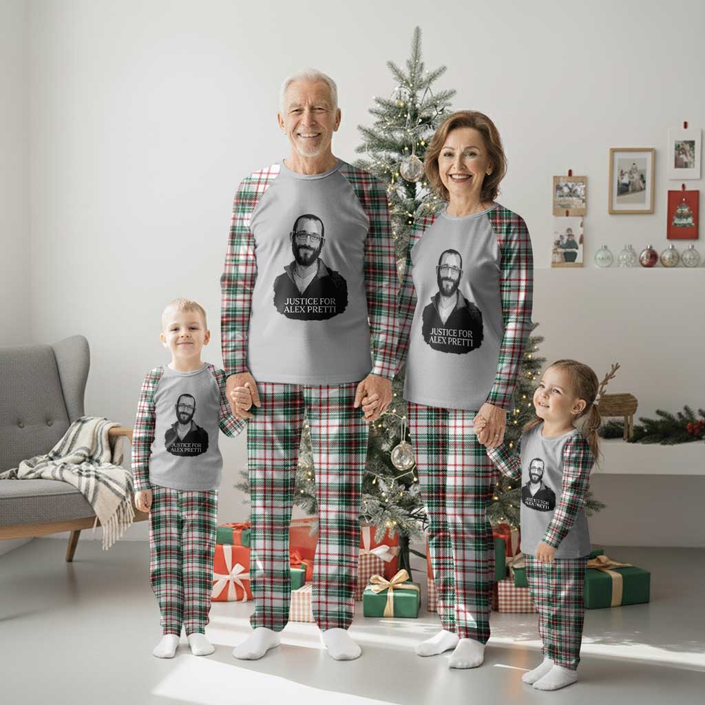 Justices for Alex Pretti Plaid Pajama Set Anti ICE Immigration Protest Human Rights TS14 Christmas Plaid Print Your Wear