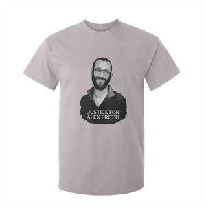 Justices for Alex Pretti T Shirt For Kid Anti ICE Immigration Protest Human Rights TS14 Ice Gray Print Your Wear