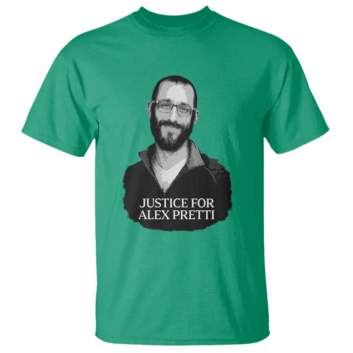 Justices for Alex Pretti T Shirt Anti ICE Immigration Protest Human Rights TS14 Irish Green Print Your Wear