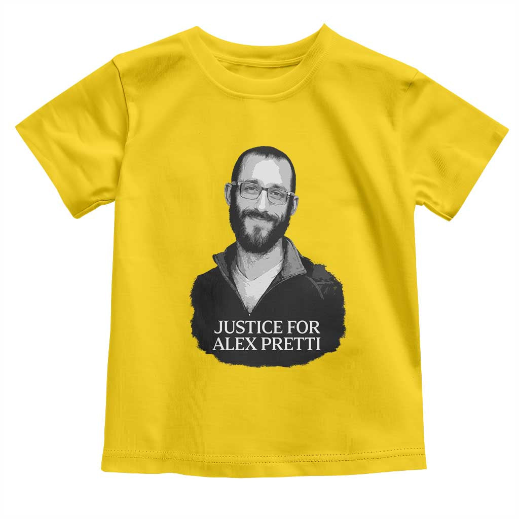 Justices for Alex Pretti Toddler T Shirt Anti ICE Immigration Protest Human Rights TS14 Daisy Print Your Wear