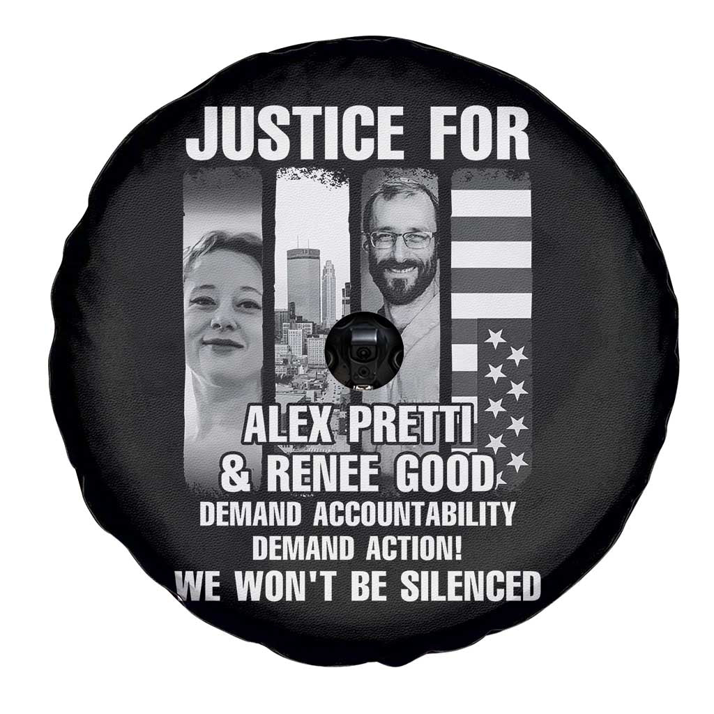 Justice for Alex and Renee Spare Tire Cover Anti ICE Immigration Protest Human Rights TS14 Print Your Wear