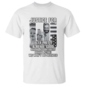 Justice for Alex and Renee T Shirt Anti ICE Immigration Protest Human Rights TS14 White Print Your Wear