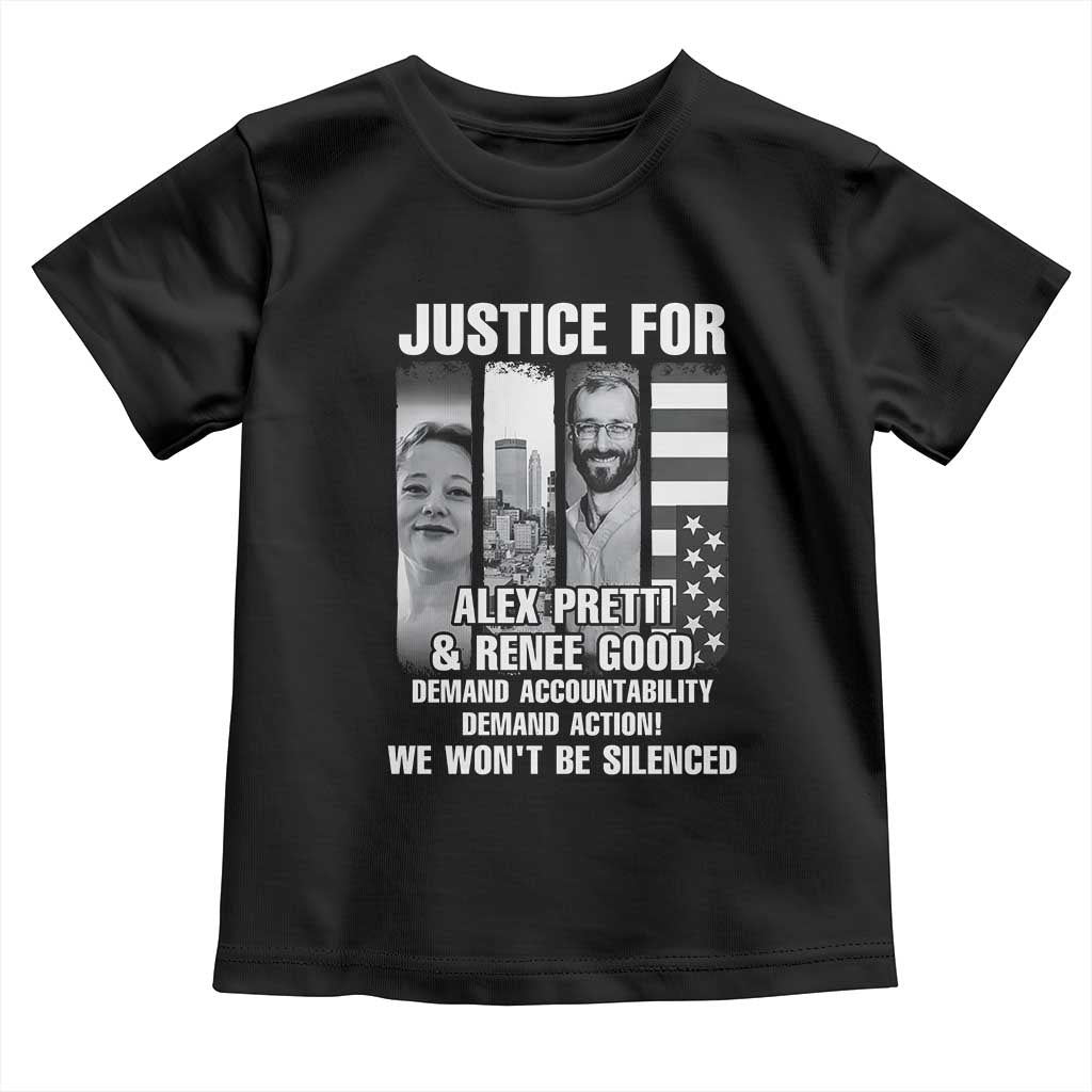 Justice for Alex and Renee Toddler T Shirt Anti ICE Immigration Protest Human Rights TS14 Black Print Your Wear