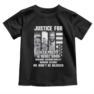 Justice for Alex and Renee Toddler T Shirt Anti ICE Immigration Protest Human Rights TS14 Black Print Your Wear