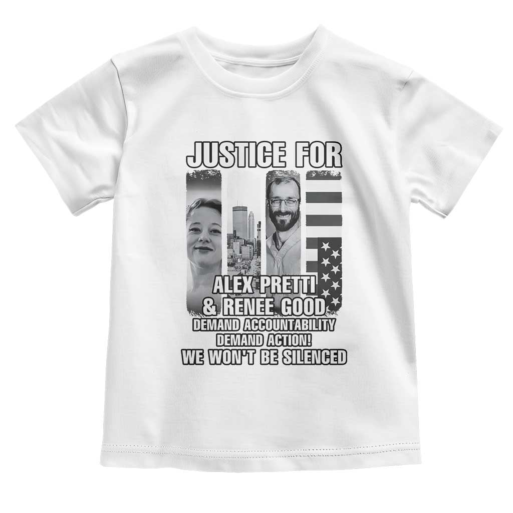 Justice for Alex and Renee Toddler T Shirt Anti ICE Immigration Protest Human Rights TS14 White Print Your Wear