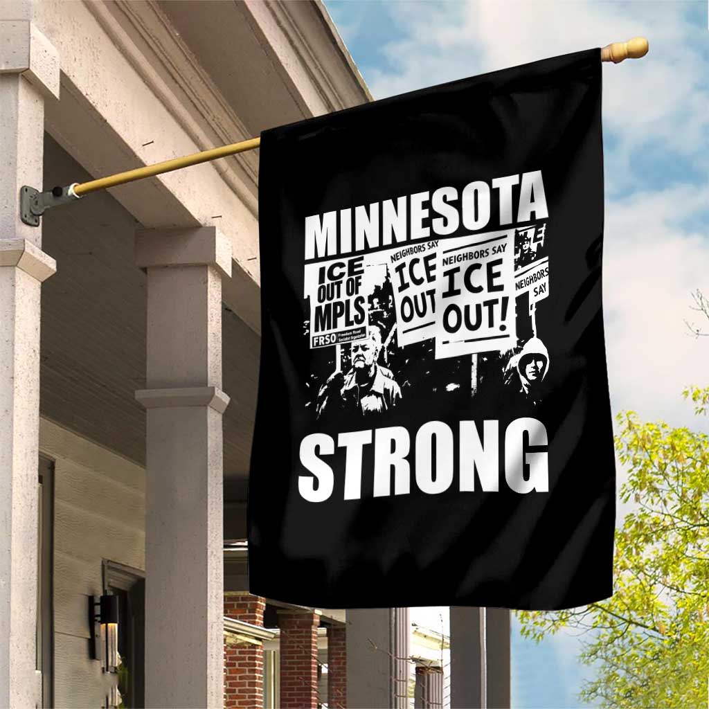 Minnesota Strong Garden Flag Resist Anti ICE Immigration Protest TS14 Print Your Wear