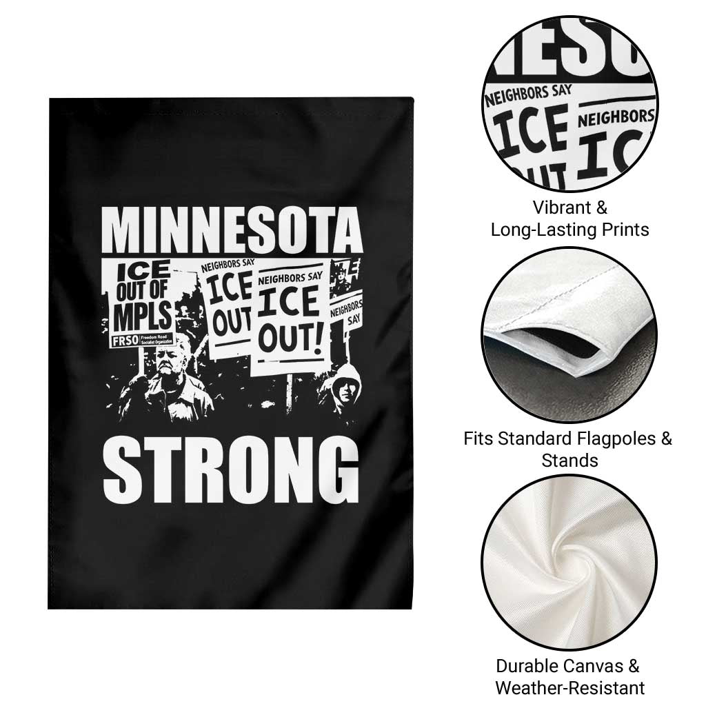 Minnesota Strong Garden Flag Resist Anti ICE Immigration Protest TS14 Print Your Wear