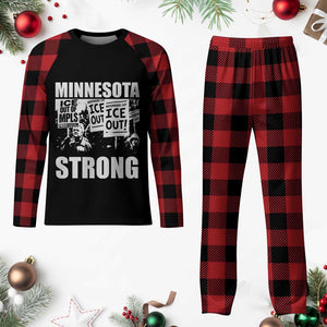 Minnesota Strong Plaid Pajama Set Resist Anti ICE Immigration Protest TS14 Buffalo Plaid Print Your Wear