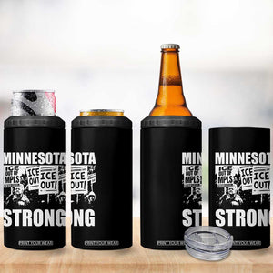 Minnesota Strong 4 in 1 Can Cooler Tumbler Resist Anti ICE Immigration Protest TS14 Print Your Wear