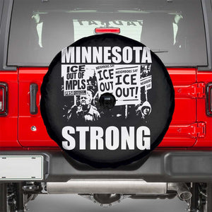 Minnesota Strong Spare Tire Cover Resist Anti ICE Immigration Protest TS14 Black Print Your Wear