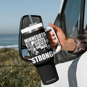 Minnesota Strong Tumbler With Handle Resist Anti ICE Immigration Protest TS14 Print Your Wear