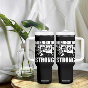Minnesota Strong Tumbler With Handle Resist Anti ICE Immigration Protest TS14 Print Your Wear