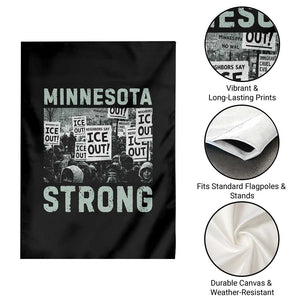 Minnesota Strong Garden Flag Minneapolis ICE Out Anti ICE Protest Right Now TS14 Print Your Wear