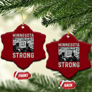 Minnesota Strong Ceramic Ornament Minneapolis ICE Out Anti ICE Protest Right Now TS14 Print Your Wear