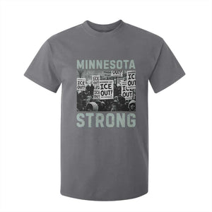 Minnesota Strong T Shirt For Kid Minneapolis ICE Out Anti ICE Protest Right Now TS14 Charcoal Print Your Wear