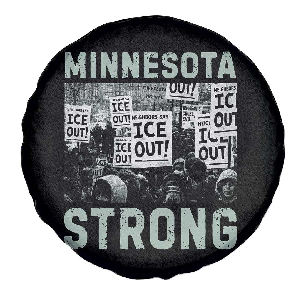 Minnesota Strong Spare Tire Cover Minneapolis ICE Out Anti ICE Protest Right Now TS14 Print Your Wear