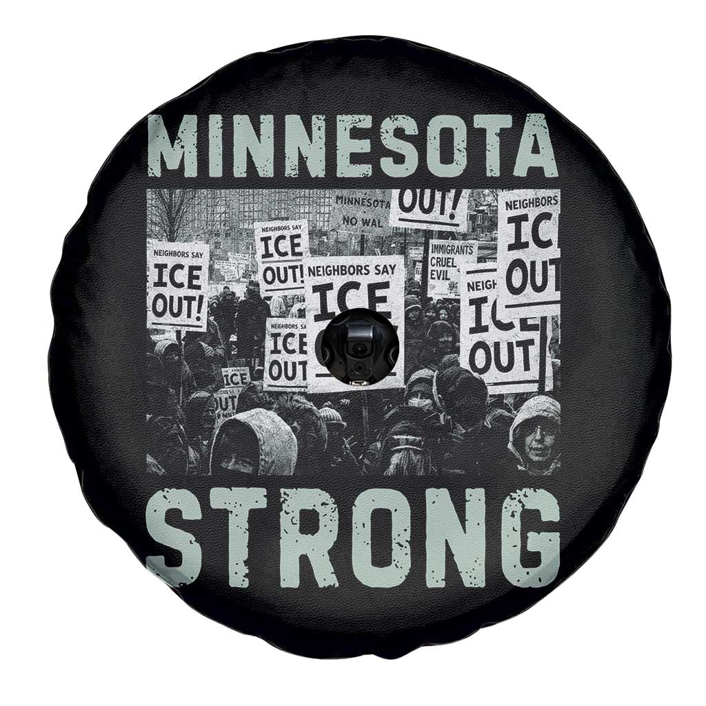 Minnesota Strong Spare Tire Cover Minneapolis ICE Out Anti ICE Protest Right Now TS14 Print Your Wear