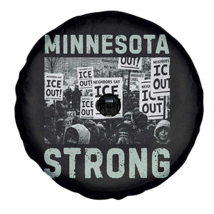 Minnesota Strong Spare Tire Cover Minneapolis ICE Out Anti ICE Protest Right Now TS14 Print Your Wear