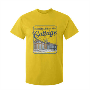 Mentally I'm at the Cottage T Shirt For Kid Funny Hockey Romance TS14 Daisy Print Your Wear