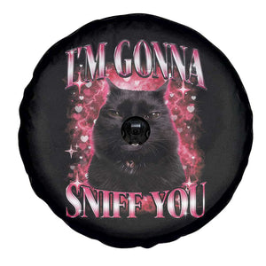 I'm Gonna Sniff You Spare Tire Cover Funny Black Cat Meme TS14 Print Your Wear
