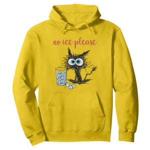 No Ice Please Hoodie Funny Black Cat Sarcastic Abolish ICE Meme TS14 Daisy Print Your Wear